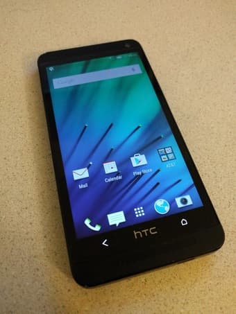 Unlocked AT&T HTC One m7, black, fully functional 1