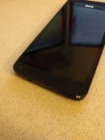 Unlocked AT&T HTC One m7, black, fully functional 2