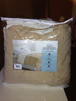 Futon/bed and new comforter 1