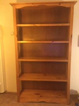 Large, Solid Wood Bookcase - $450 1