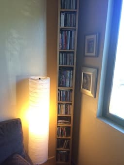 DVD/CD bookcase $25 1