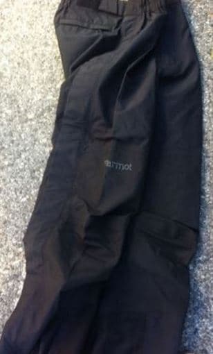 Marmot Gore Tex Ski Pants, Large, Black 1