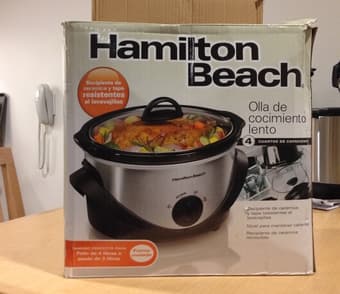 Slow Cooker Hamilton Beach 4-Quart  $15.00 2