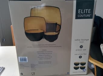 Elite Couture Soho Dish Set $25 OBO 2