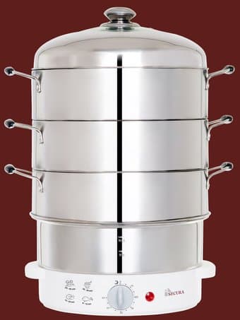 3-tier 6 Quart Stainless Steel Steamer $25 OBO 1