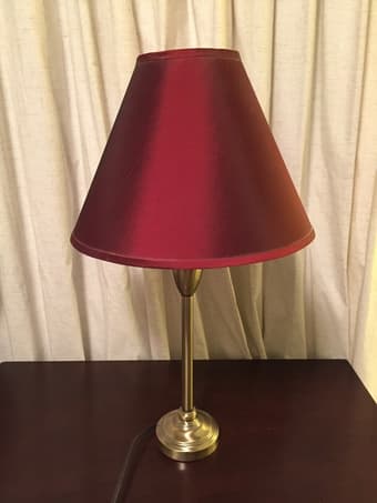 Red Tabletop Lamp - $10 2