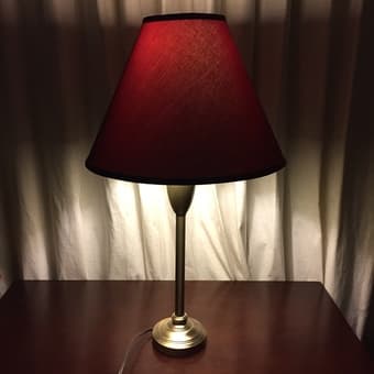 Red Tabletop Lamp - $10 3