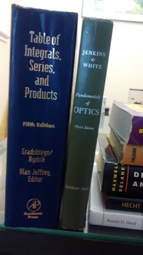 Books for $15 each. Engineering, physics, optics, statistics, finance 3