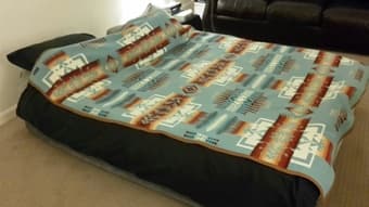 Airbed (Queen size), with built-in electric pump - $45 1