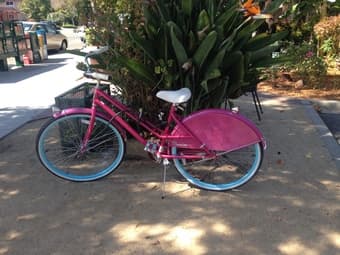Nice women's bike with lock and lights 1