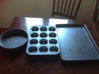 Baking pans (muffin, round, quare shape) 1