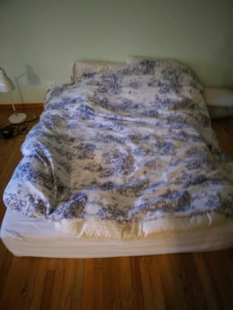 Moving sale: 3 month old Ikea mattress, Anthropologie Chairs, table 2