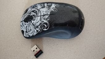 Logitech wireless mouse M310- $10 1