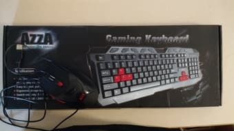 New Azza gaming mouse and keyboard - $8 1