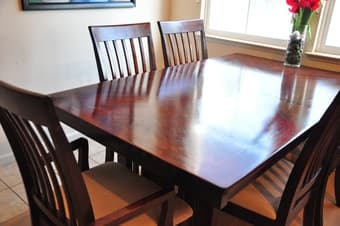 Luxury dining table and 6 chairs 2