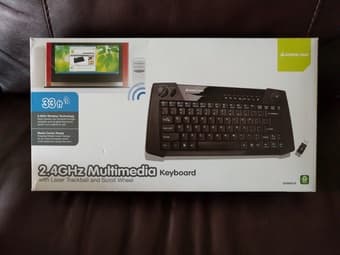 IOGEAR Wireless Multimedia Keyboard - $20 1