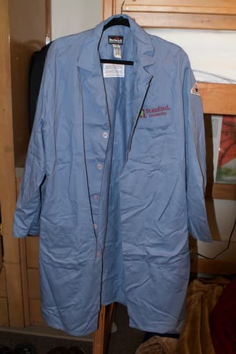 Chem 33 textbook, lab coat, model kit. $120 for everything 1