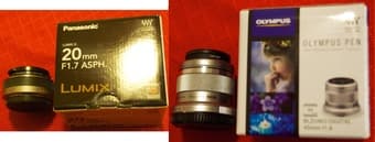 Olympus mirrorless camera and lenses for sale 3