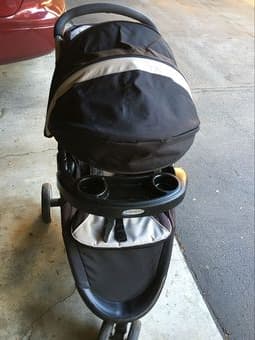 Graco FastAction Fold Sport Stroller + baby crib mobile - $70 1