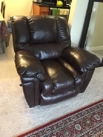 Leather Recliner by Ashley Furniture - $400 OBO 2