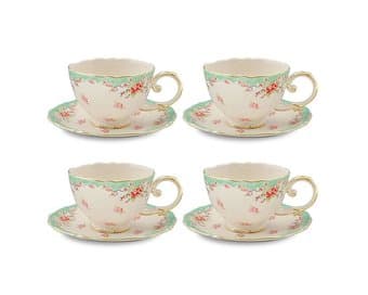 Tea Cup, set of 4, Gracie China Vintage, 30$ 2