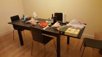 Simple yet beautiful dining table set 1