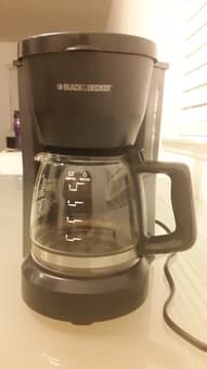 Desk chair, coffee maker & tea kettle 3
