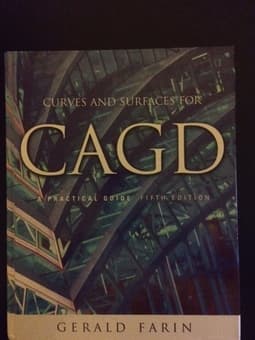 Curves and surfaces for CAGD (Gerald Farin) - $20 1
