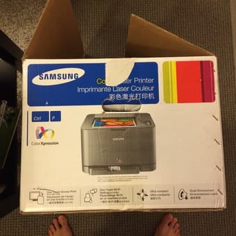 Used samsung color laser printer $50 2
