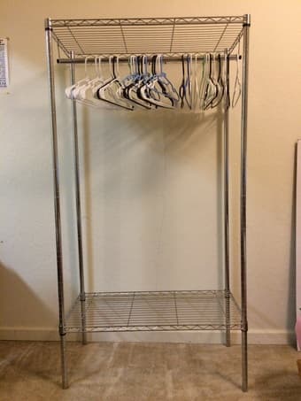 Selling clothes rack $35 obo 1