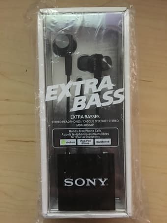 Sony Extra Bass Earbud Headset- $20 1