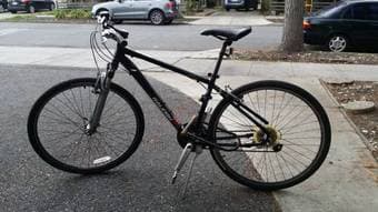 2012 Raleigh Misceo 1.0 with a U-lock 2