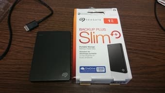 1 TB portable Harddrive with 2 years cloud storage 45$ 1