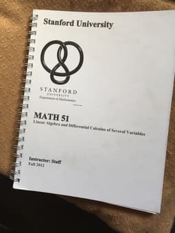 Math 51 Course Reader - $10 1