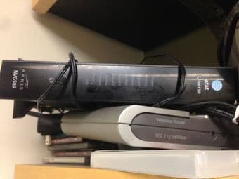ATT router with wireless and another one  electric iron 2
