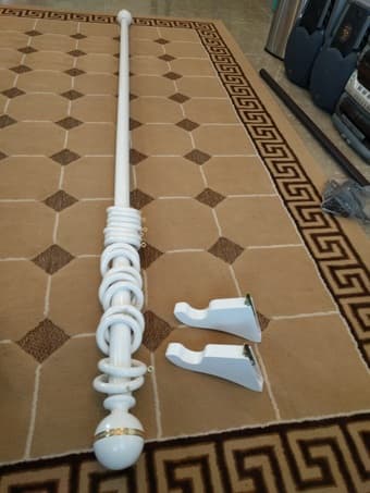 6 foot curtain rod - $10 2