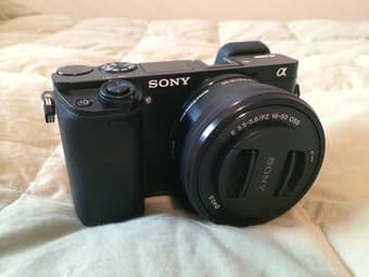 Sony A6000 with 16-50 kit lens $450 1