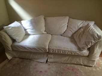 Couch, Bedframe, Nightstand, Barstools for sale 1