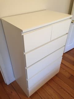 moving sale (bed frame, mattress, 6-drawer chest, office cabinet) 2