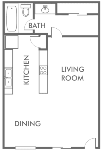 6-month+ lease - Spacious studio in Cupertino (very close to Apple) 1