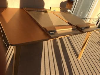 High quality real wood extendable table $40 OBO 1