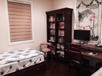 Furnished beautiful room on campus-$1800/m Female only 2