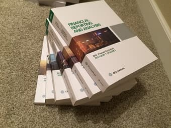 CFA official preparation books level I and II 1