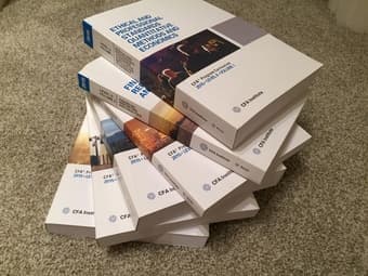 CFA official preparation books level I and II 2