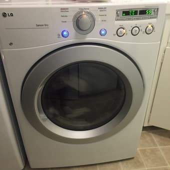 LG washer (4 cu ft) and dryer (7.3 cu ft) (fits in EV family housing) 1