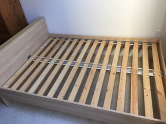 SULTAN IKEA BED Frame and Mattress for Moving Sale $109 1