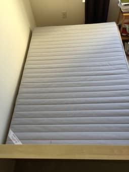 SULTAN IKEA BED Frame and Mattress for Moving Sale $109 2