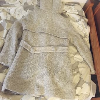 Women's Cute Beige Cream Coat For $7 2