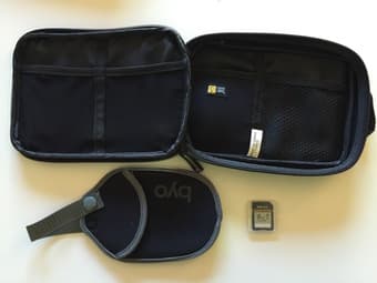 Camera Case + Case Logic Accessory Case + 8 GB Memory Card 1
