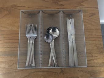 Cutlery set and holder $7 1